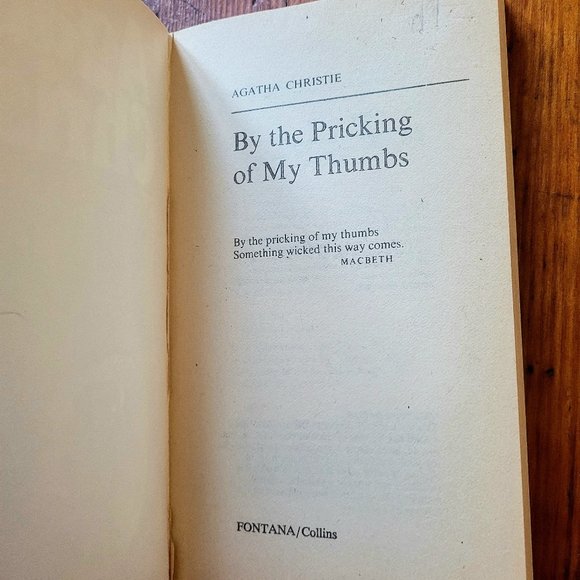 Vintage Agatha Christie - By The Pricking of My Thumbs 1984 - Picture 3 of 4